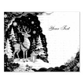Tampons Encreurs Cerf de Noël Forest Frame (Impression)