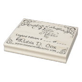 Tampons Encreurs Certificat d'authenticité ~ Edition limitée (Tampon)