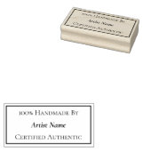 Tampons Encreurs Certificat d'authenticité fait main (Tamponné)