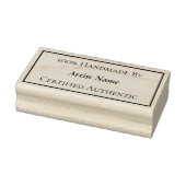 Tampons Encreurs Certificat d'authenticité fait main (Tampon)