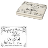 Tampons Encreurs Certificat d'authenticité ~ Original (Tamponné)