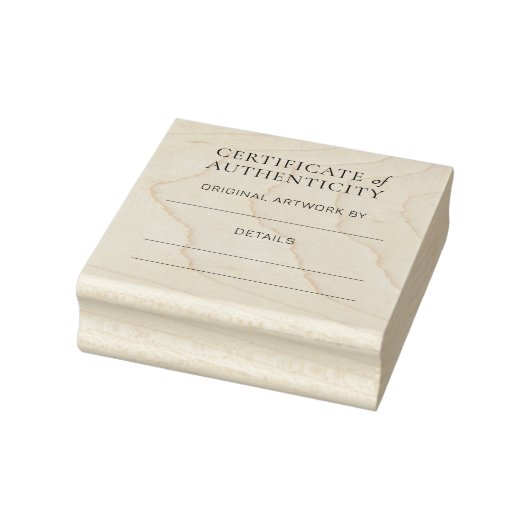 Tampons Encreurs Certificat d'authenticité Remplir (Tampon)