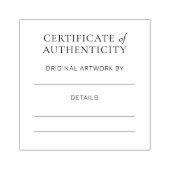 Tampons Encreurs Certificat d'authenticité Remplir (Impression)