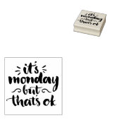 Tampons Encreurs C'est lundi, mais c'est bon (Tamponné)