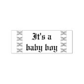 Tampons Encreurs C'est un timbre en caoutchouc pour bébé garçon (Impression)