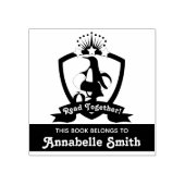 Tampons Encreurs Cette Exemplaire Appartient À Mignon Manchot Enfan (Impression)