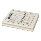 Tampons Encreurs Chaîne de possession des preuves jeu de rôle sur l (Tampon)