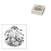 Tampons Encreurs Champignons et fleurs magiques (Tamponné)