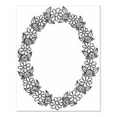 Tampons Encreurs Châssis en caoutchouc IWD Ovale 4" x 5" (Impression)