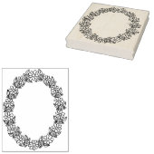 Tampons Encreurs Châssis en caoutchouc IWD Ovale 4" x 5" (Tamponné)