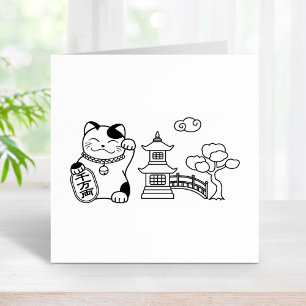 Tampons Encreurs Chat à chance japonais