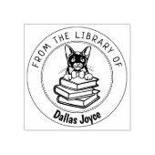 Tampons Encreurs Chat Birman, Livre De La Bibliothèque De (Impression)