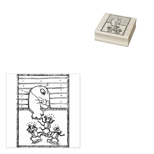 TAMPONS ENCREURS CHAT CAPTURAGE MICE, TROU DE SOURIS POMPIER EN CAO (Tamponné)