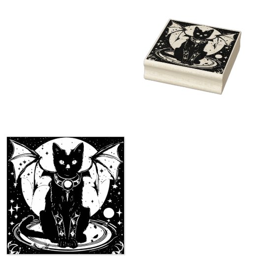Tampons Encreurs Chat Chat Cosmique Chat Chat I (Tamponné)