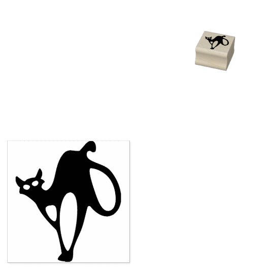 Tampons Encreurs Chat d'Halloween (Tamponné)