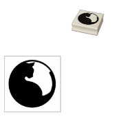 Tampons Encreurs Chat en caoutchouc circulaire (Tamponné)