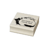 Tampons Encreurs Chat et chaudron 2 illustrations timbre d'art (Tampon)