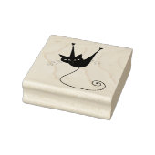 Tampons Encreurs Chat merdique Noir Kitty Timbre en caoutchouc pers (Tampon)