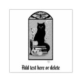 Tampons Encreurs Chat noir Art Nouveau (Impression)