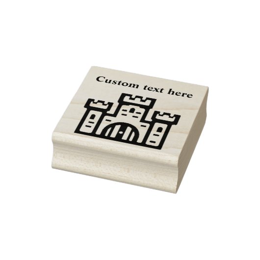 Tampons Encreurs Château de Mighty Custom Rubber Stamp (Tampon)