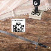Tampons Encreurs Château de Mighty Custom Rubber Stamp