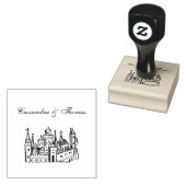 Tampons Encreurs Château héraldique vintage #2 Crest (Tamponné)