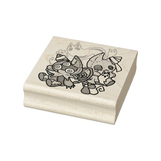 Tampons Encreurs Chats déplaisants Halloween Art : Paw-sitly Fright (Tampon)