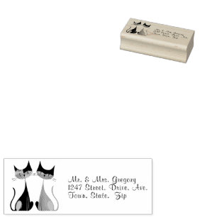 Tampons Encreurs Chats Vintages rétro El Gato