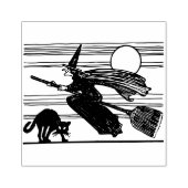 Tampons Encreurs Chatte volante classique Halloween chat noir (Impression)