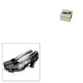 Tampons Encreurs Chaussons Rouges Ruby Dorothy Timbre En Bois! (Tamponné)