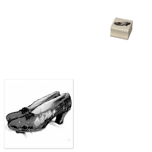 Tampons Encreurs Chaussons Rouges Ruby Dorothy Timbre En Bois! (Tamponné)