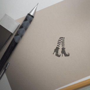 Tampons Encreurs Chaussures mignonnes sorcières d'Halloween