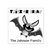 Tampons Encreurs Chauve-souris Halloween Friandise ou Farceur (Impression)