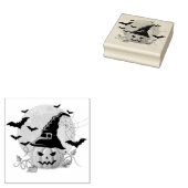 Tampons Encreurs Chauves-souris citrouilles et lune (Tamponné)