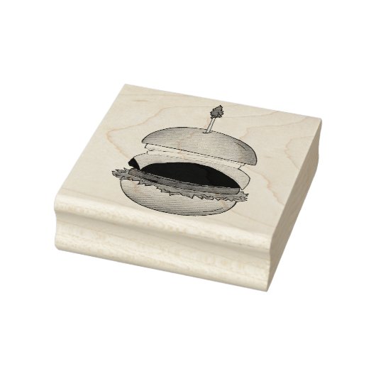 Tampons Encreurs Cheeseburger Hamburger Fromer Burger Bun (Tampon)