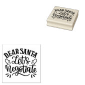 Tampons Encreurs Cher Père Noël, négocions (Tamponné)