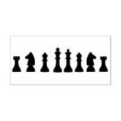 Tampons Encreurs chess pieces silhouette timbre art (Impression)