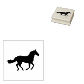 Tampons Encreurs Cheval de course Écran Carré 2 Pouces Encre (Tamponné)