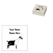 Tampons Encreurs Chèvre laitière alpine personnalisée (Tamponné)