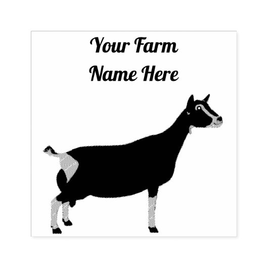 Tampons Encreurs Chèvre laitière de Toggenburg personnalisée (Impression)