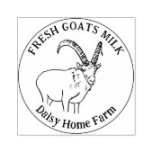 Tampons Encreurs Chèvres Lait Laitier Nom commercial Noir et blanc (Impression)
