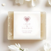 Tampons Encreurs Chic Heart Lace Effect Love & Thanks Supporting