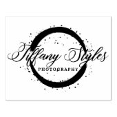 Tampons Encreurs Chic Modern Photographie Studio Entreprise Logo Pe (Impression)