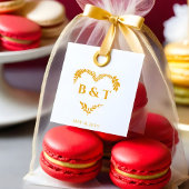 Tampons Encreurs Chic Wildflowers & Branches Heart Shape Initials