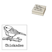 Tampons Encreurs Chickadee Bird Nature Custom Art (Tamponné)