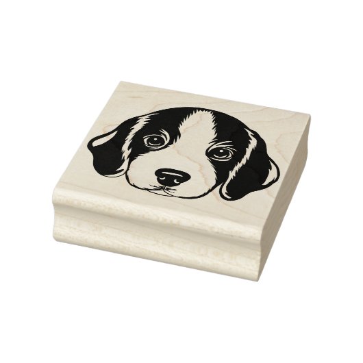 Tampons Encreurs Chien à visage chiot beagle (Tampon)