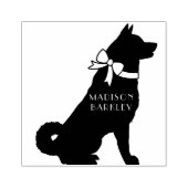 Tampons Encreurs Chien Akita Puppy (Impression)