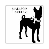Tampons Encreurs Chien Basenji Chien Chien Puppy (Impression)