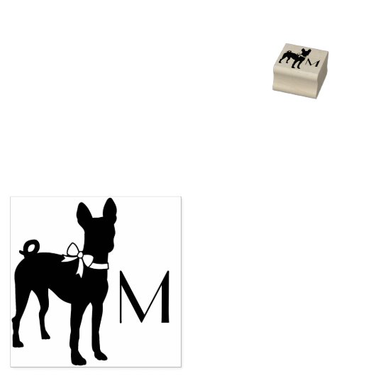 Tampons Encreurs Chien Basenji Chien Chien Puppy (Tamponné)