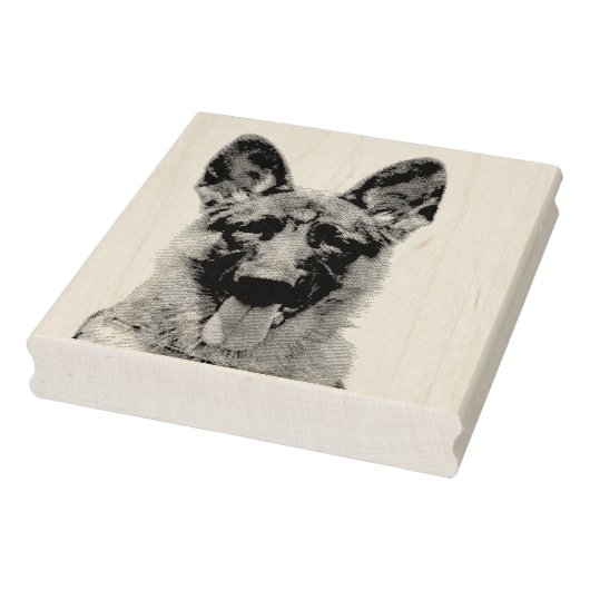 Tampons Encreurs Chien berger allemand Blanchet (Tampon)
